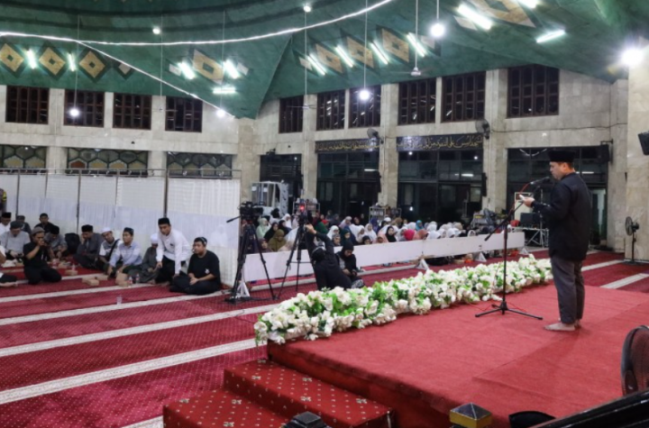 kegiatan malam Nuzulul Qur’an dalam Rangka Peringatan Bulan Suci Ramadhan tahun 1446 H/ 2025 M Bertempat di Masjid Agung Sultan Sulaiman.