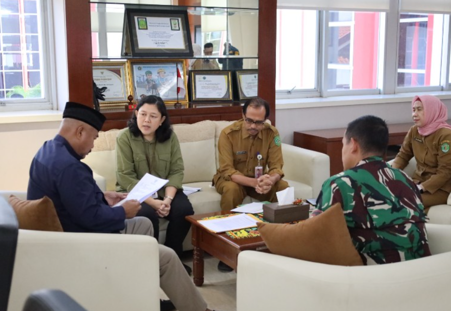 Bupati Kutai Kartanegara (Kukar) Edi Damansyah menerima audiensi Direktorat Perbenihan Hortikultura Kementerian Pertanian RI terkait peningkatan LTT padi.