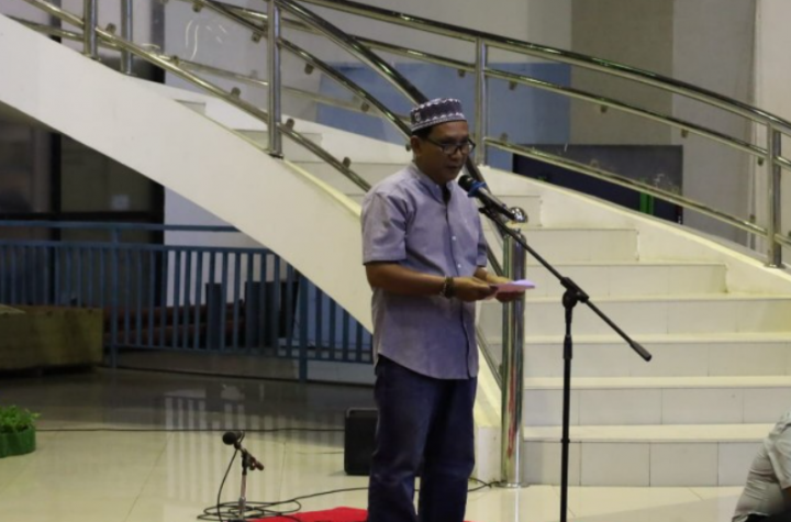 acara Khataman Al-Quran dan buka bersama, berlangsung di kantor Dispora Kukar.