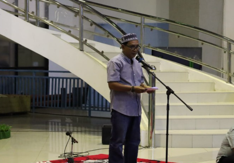 acara Khataman Al-Quran dan buka bersama, berlangsung di kantor Dispora Kukar.