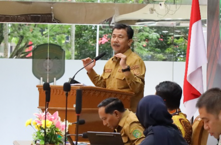 Rapat Koordinasi (Rakor) bertajuk High Level Meeting terkait pengendalian inflasi dan cipta kondusifitas.