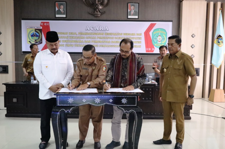Bupati Kutai Kartanegara (Kukar) Edi Damansyah melakukan kunjungan kerja ke Kabupaten Lombok Timur, Provinsi Nusa Tenggara Barat (NTB).