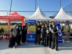 Indibiz Borneo terlibat dalam kegiatan Green Run Sekolah Islam yang digelar di Stadion Batakan, Sabtu (25/4/2026). (Sepintasinfo.com)
