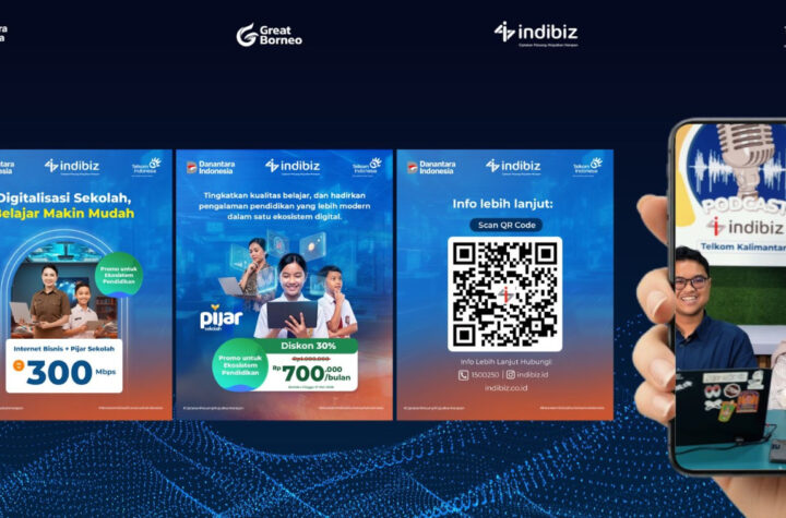 Indibiz Borneo menghadirkan promo spesial yang ditujukan untuk mendukung kebutuhan internet dan digitalisasi di sektor pendidikan. (Dok. Indibiz)