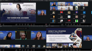 Indibiz Borneo dari Telkom Indonesia kembali menghadirkan program edukasi bagi pelaku usaha mikro, kecil, dan menengah (UMKM) melalui webinar bertajuk “Kiat Sukses Hobi Jadi Bisnis”. (Dok. Indibiz)