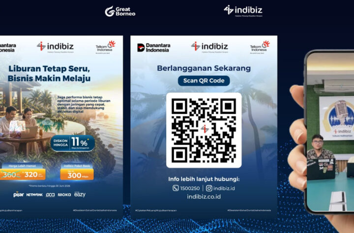 Indibiz Borneo resmi meluncurkan promo spesial bulan Juni dengan menghadirkan berbagai penawaran menarik bagi pelaku usaha dan pelanggan bisnis di Kalimantan. (Dok. Telkom)